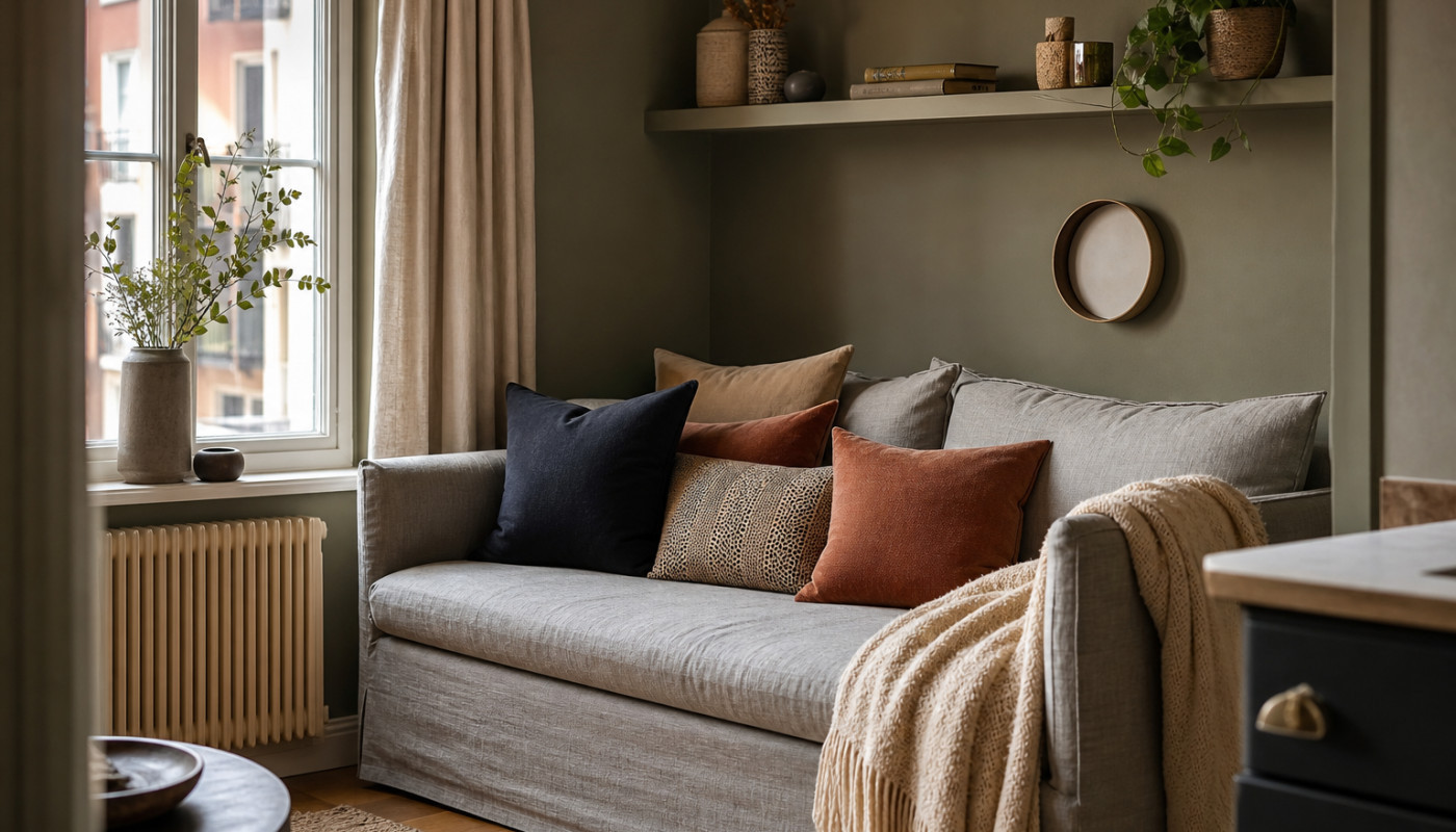 Espace confiné, déco raffinée : astuces textiles en petits formats