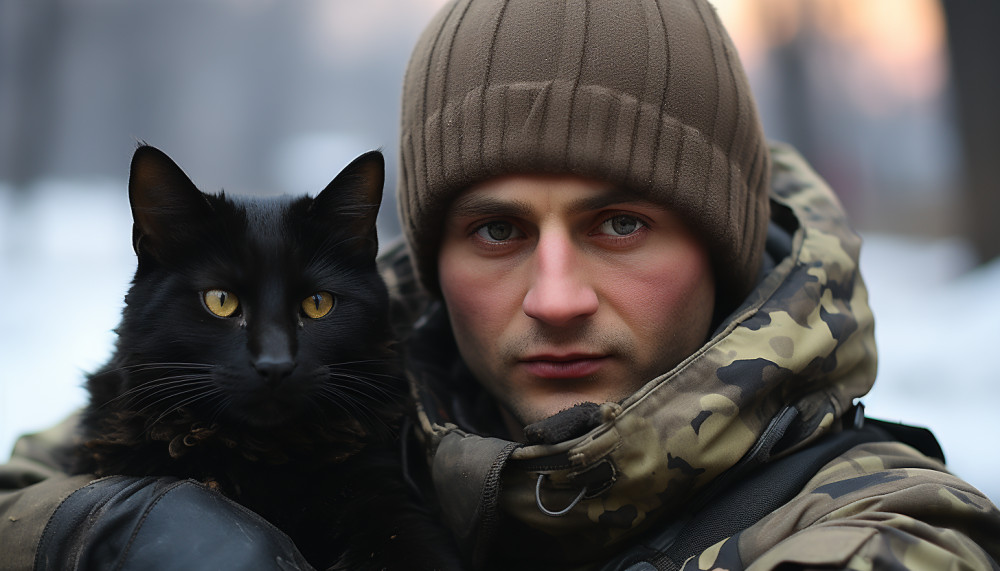 Guerre entre l'Ukraine et la Russie : Un champion ukrainien tente de sauver des chats